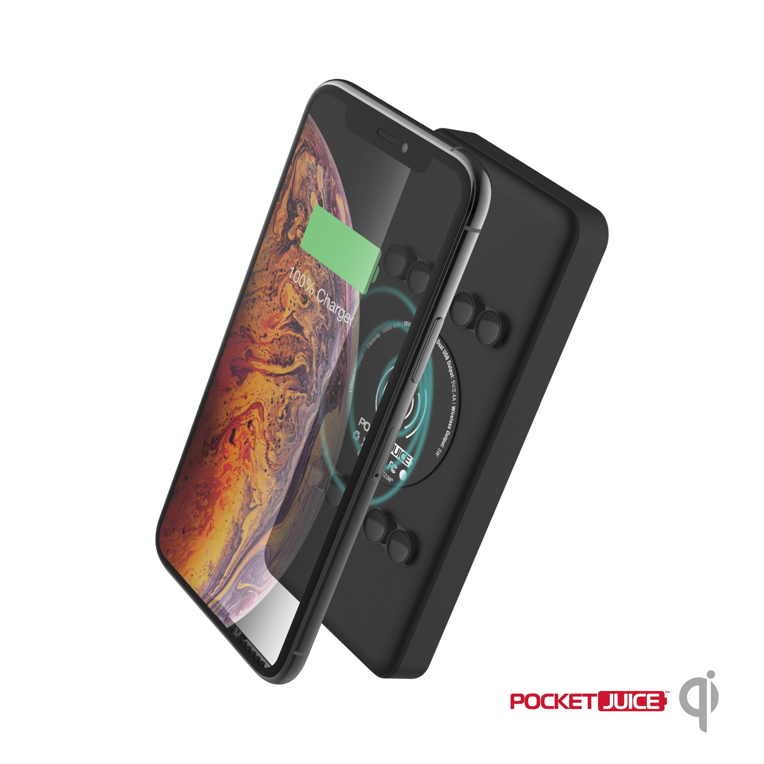 Pocket Juice Wireless Plus 10K – 10,000mAh 3-in-1 Power Bank | 5W Wireless Charging, Best & Reliable - Image 2