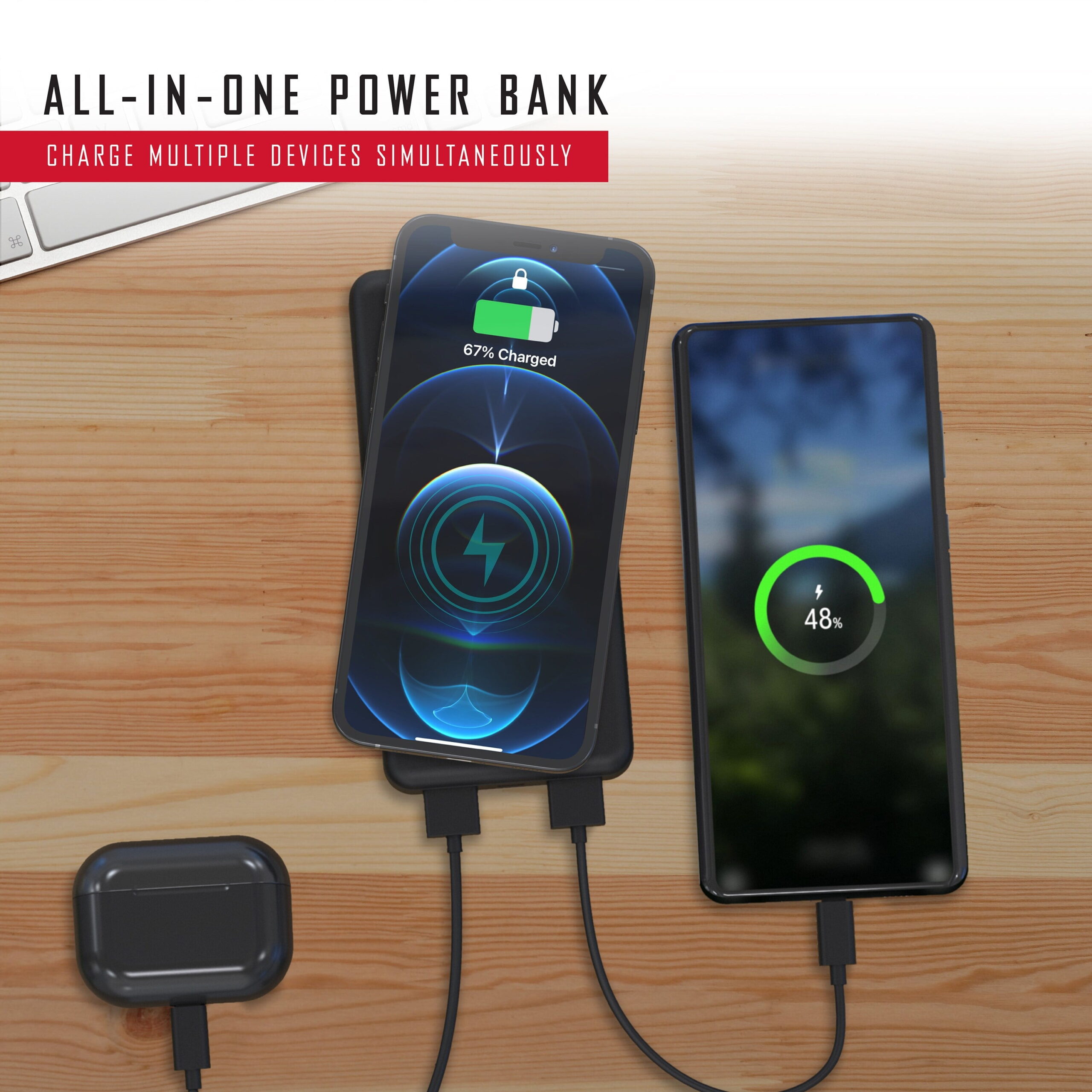 Pocket Juice Wireless Plus 10K – 10,000mAh 3-in-1 Power Bank | 5W Wireless Charging, Best & Reliable - Image 3
