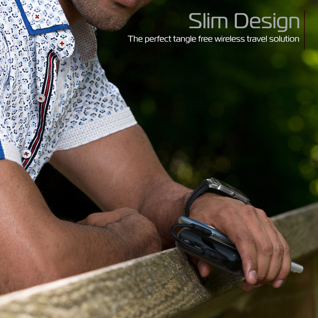 Pocket Juice Wireless Pro 8,000mAh Power Bank | Dual USB, 10W Wireless & USB Charging | Used Condition - Image 5